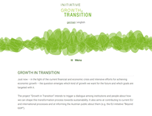 Tablet Screenshot of growthintransition.eu